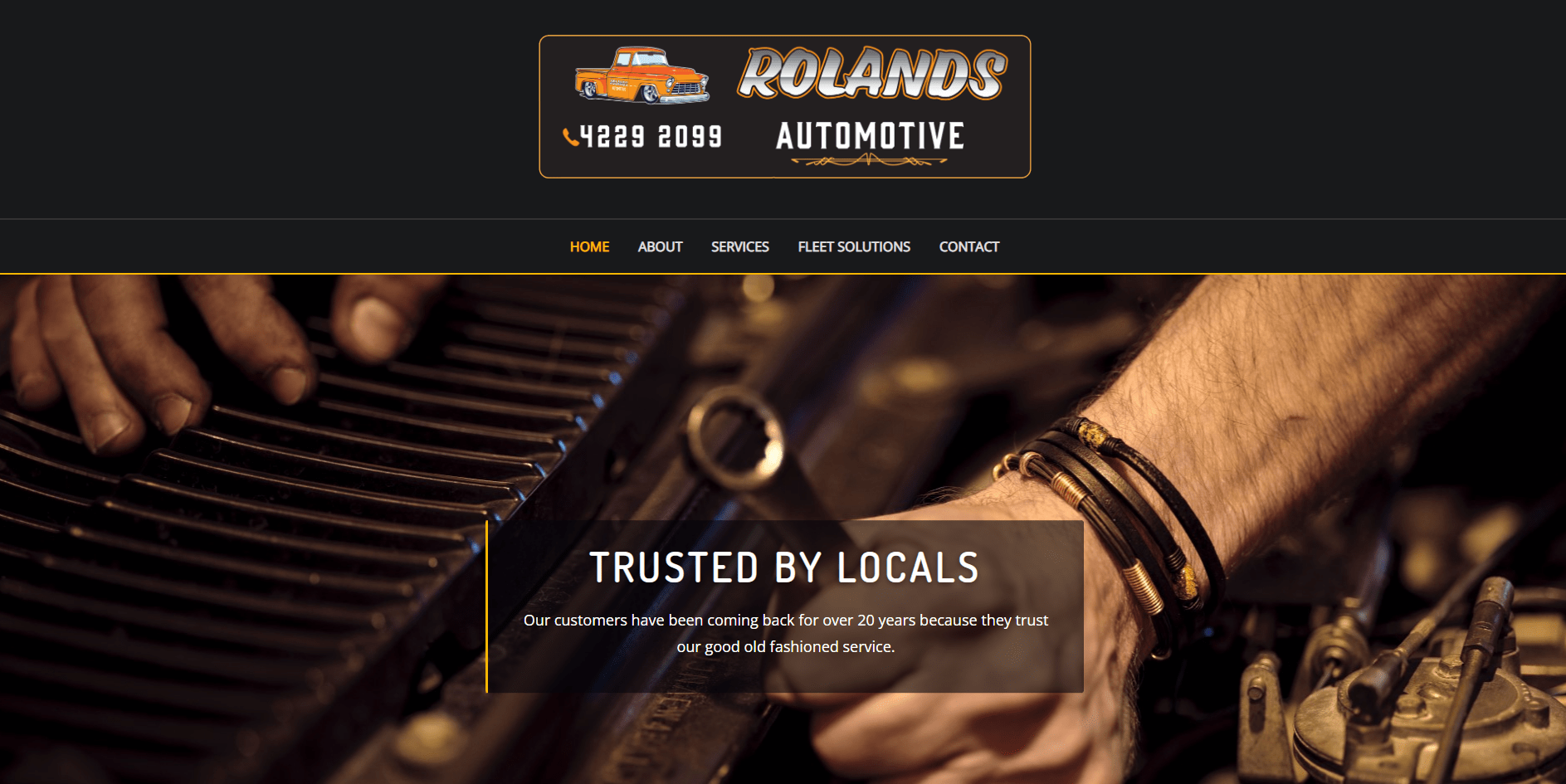 Websites and Apps made in Melbourne by Josh Wilson - Rolands Auto Project