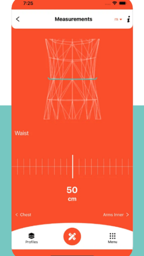 MySizr App screenshot